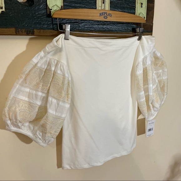 Free People Rock With It Puff Sleeve Top Size XS - Picture 5 of 16